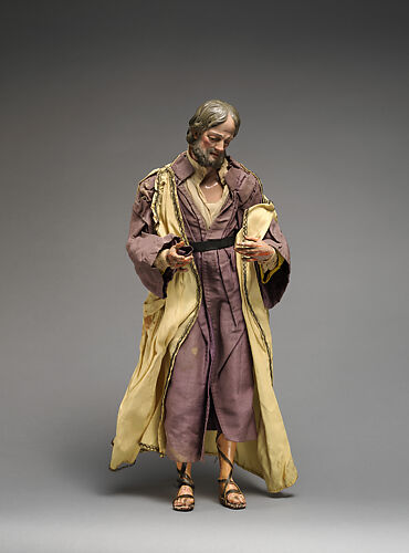 Large “Joseph” with purple and yellow robes
