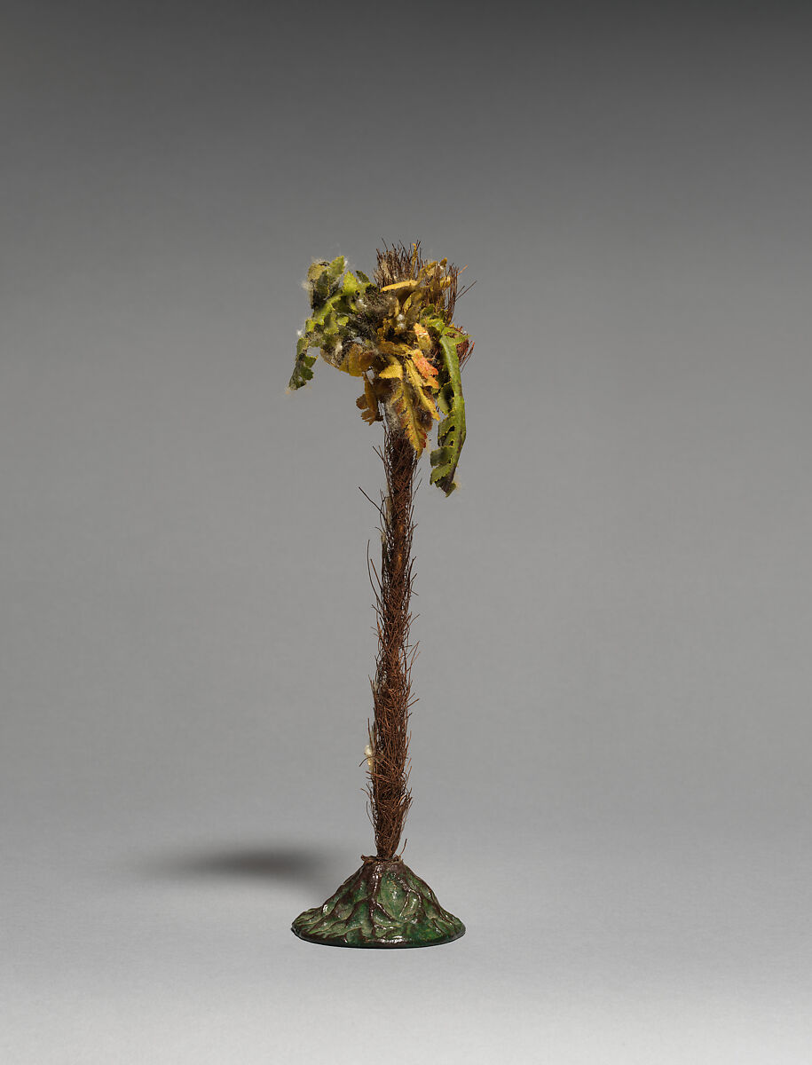 Tree (crèche accessory), Mixed media, Italian 