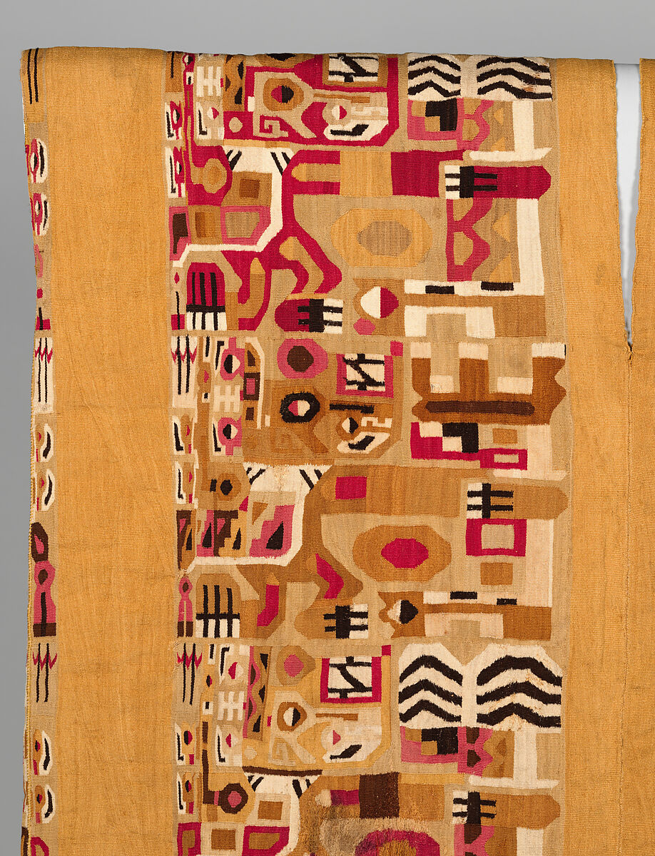 Tunic, Wari artist, Cotton, camelid hair, Wari