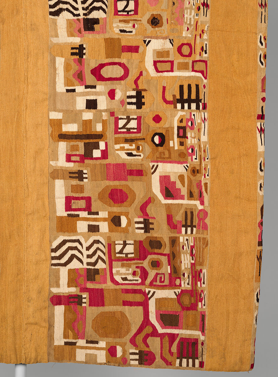 Tunic, Wari artist, Cotton, camelid hair, Wari