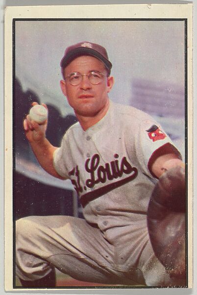 Clint Courtney, Catcher, St. Louis Browns, from Collector Series, Colors set, series 7 (R406-7) issued by Bowman Gum, Issued by Bowman Gum Company, Commercial color lithograph 