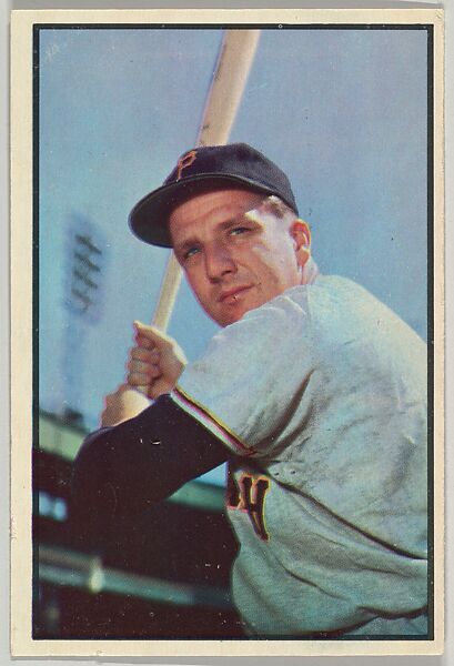 Ralph Kiner, Outfield, Pittsburgh Pirates, from Collector Series, Colors set, series 7 (R406-7) issued by Bowman Gum, Issued by Bowman Gum Company, Commercial color lithograph 