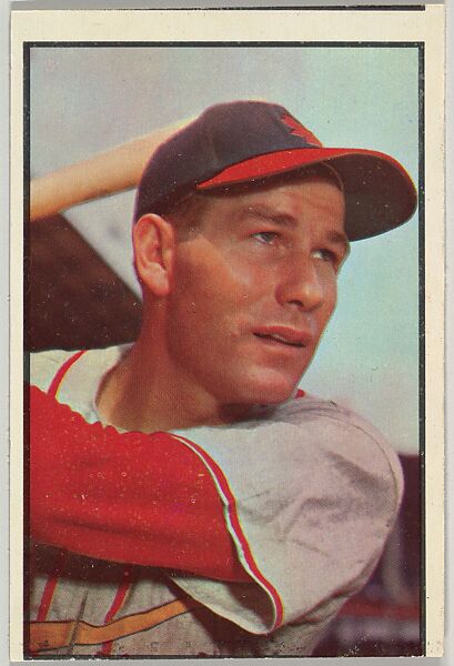 Solly Hemus, Shortstop, St. Louis Cardinals, from Collector Series, Colors set, series 7 (R406-7) issued by Bowman Gum, Issued by Bowman Gum Company, Commercial color lithograph 