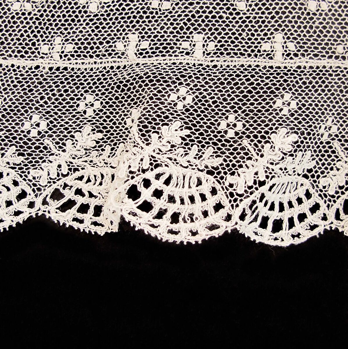 Cravat, silk, probably French