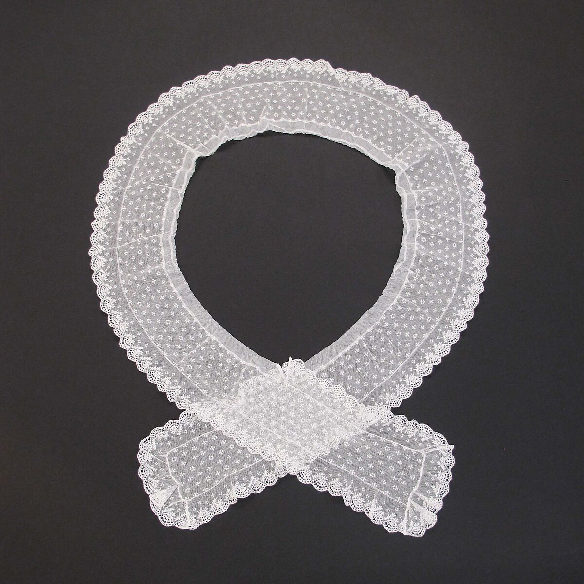 Cravat, silk, probably French