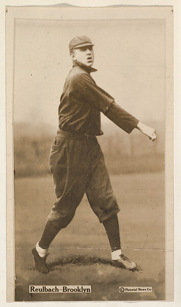 Reulbach, Brooklyn, from the Famous Baseball Players, Champion Athletes, and Photo Play Stars, issued by Fatima Turkish Blend Cigarettes, Issued by Liggett &amp; Myers Tobacco Company (American, North Carolina), Commercial photograph 