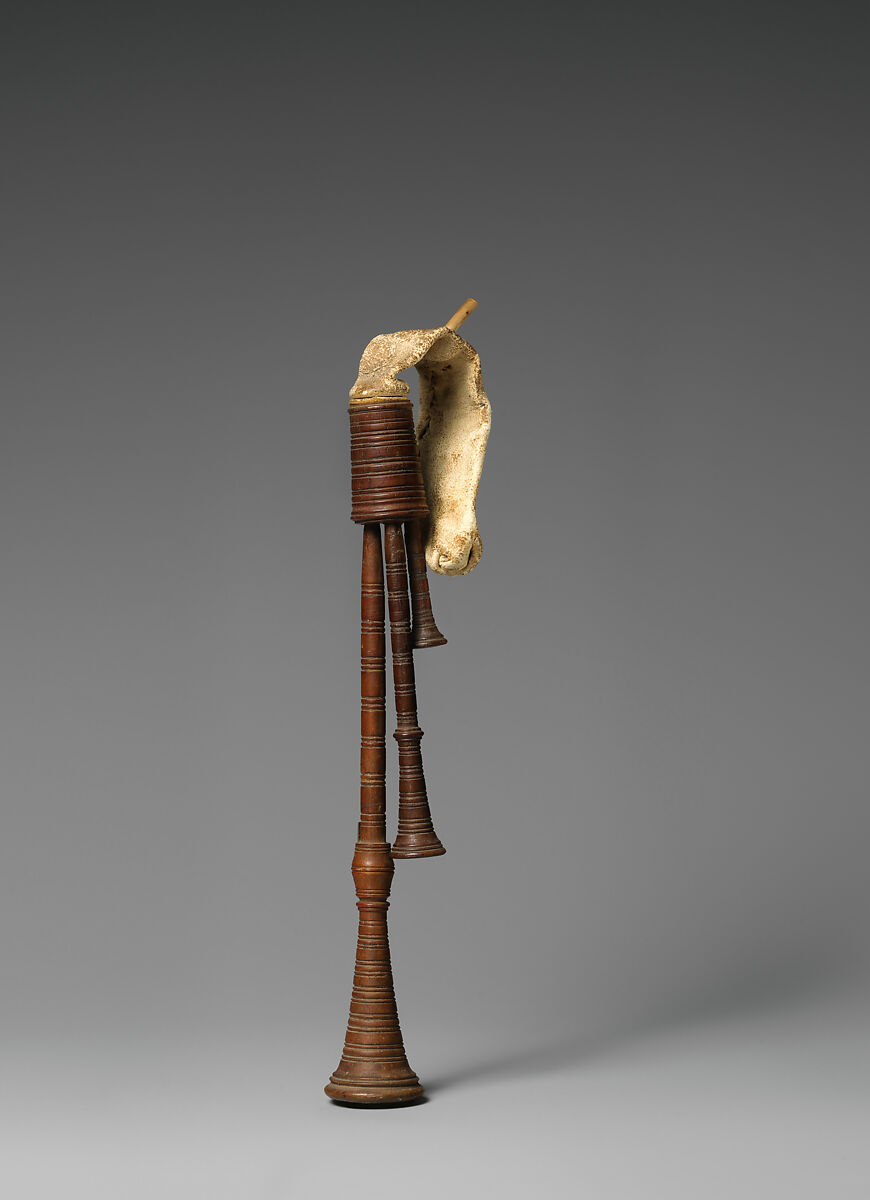 Bagpipe (crèche accessory), Mixed media, Italian