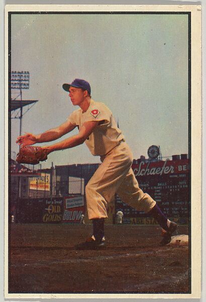 Issued by Bowman Gum Company, Gil Hodges, 1st Baseman, Brooklyn Dodgers,  from Picture Cards, series 5 (R406-5) issued by Bowman Gum