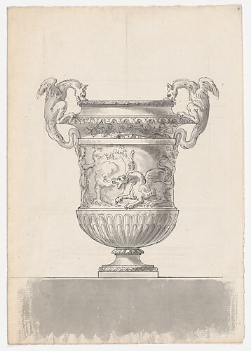 Bronze Garden Vase with Two Dragons from the Gardens of Versailles