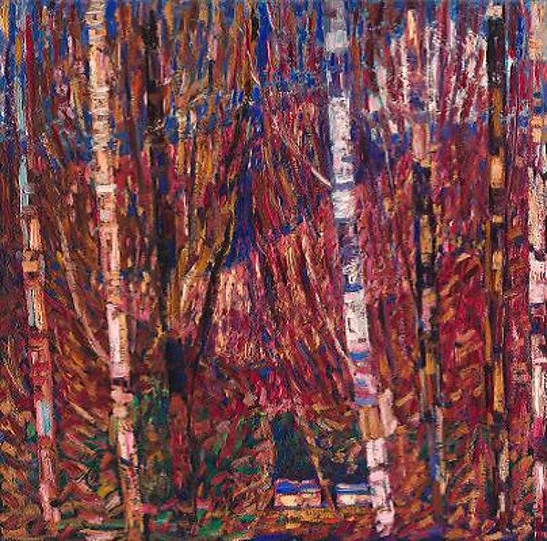 Maine Woods, Marsden Hartley (American, Lewiston, Maine 1877–1943 Ellsworth, Maine), Oil on canvas 