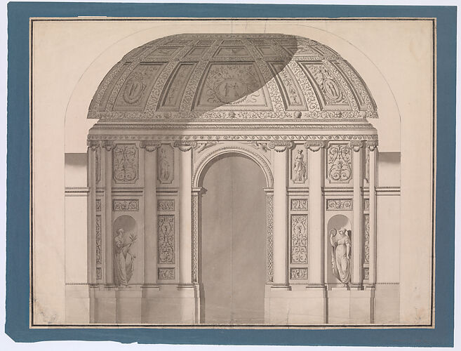 Section of the Sala Pianterreno by Algardi in the Villa Doria Pamphili, Rome