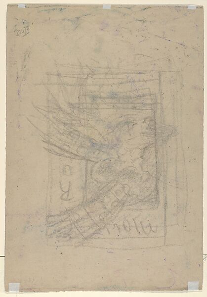Study for "Au Moulin Rouge", Pierre Bonnard (French, Fontenay-aux-Roses 1867–1947 Le Cannet), Charcoal and pastel on paper