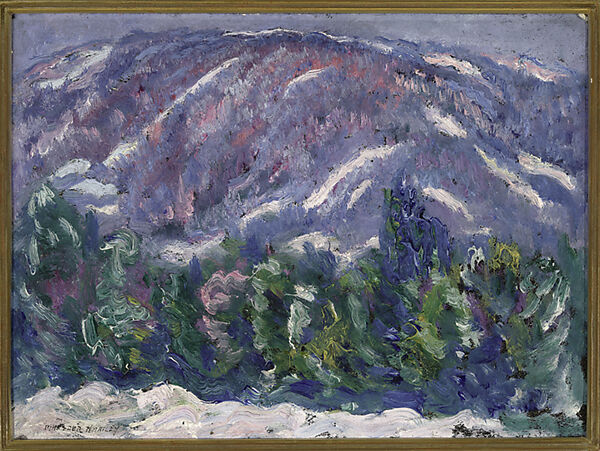 Song of Winter, No. 6, Marsden Hartley (American, Lewiston, Maine 1877–1943 Ellsworth, Maine), Oil on board 