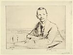 Portrait of Martin Hardie (No. 1), James McBey (British, Newburgh 1883–1959 Tangier), Drypoint 