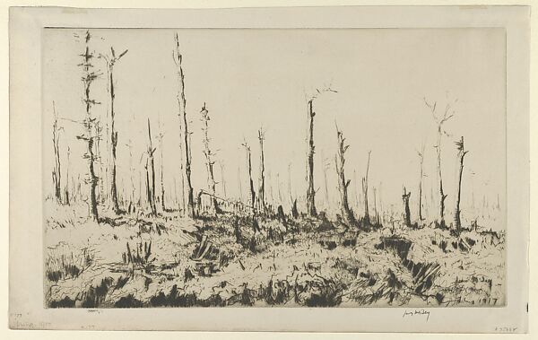 Spring 1917, James McBey (British, Newburgh 1883–1959 Tangier), Etching 