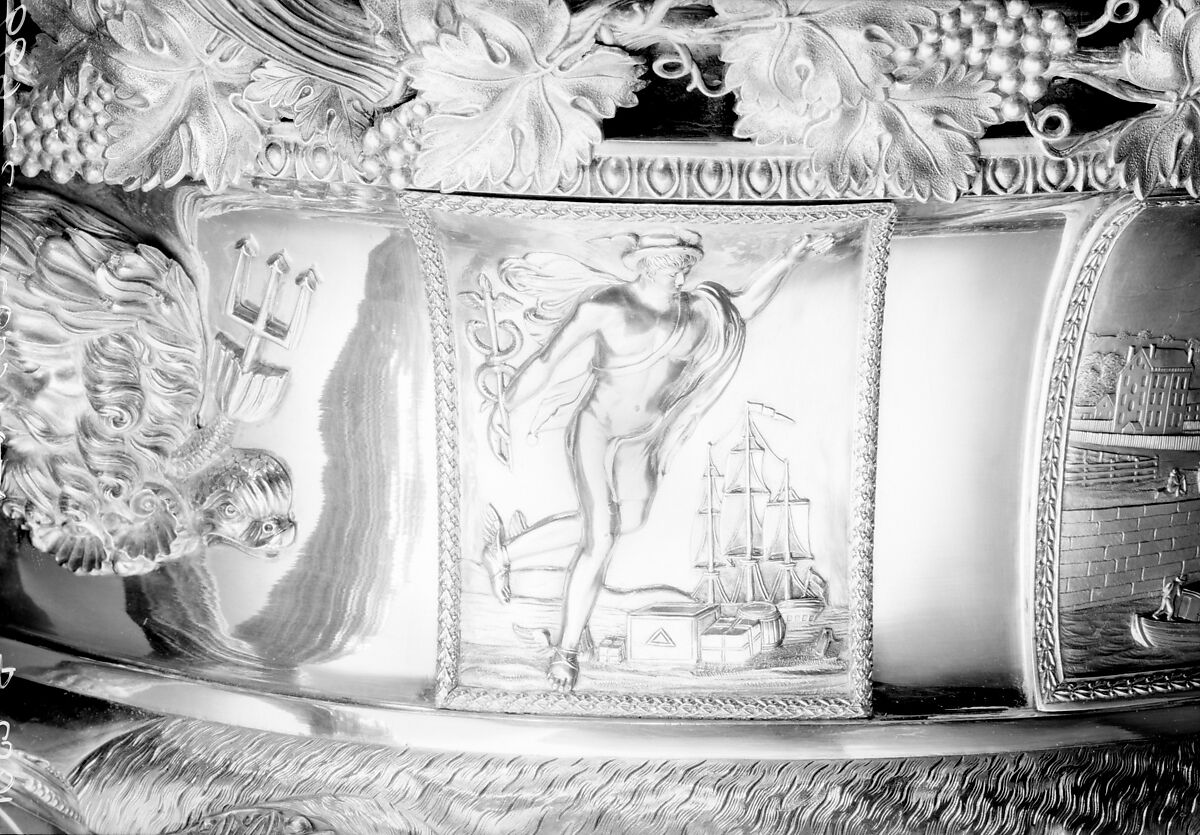 Presentation Vase, Thomas Fletcher (American, Alstead, New Hampshire 1787–1866 New Jersey), Silver, American