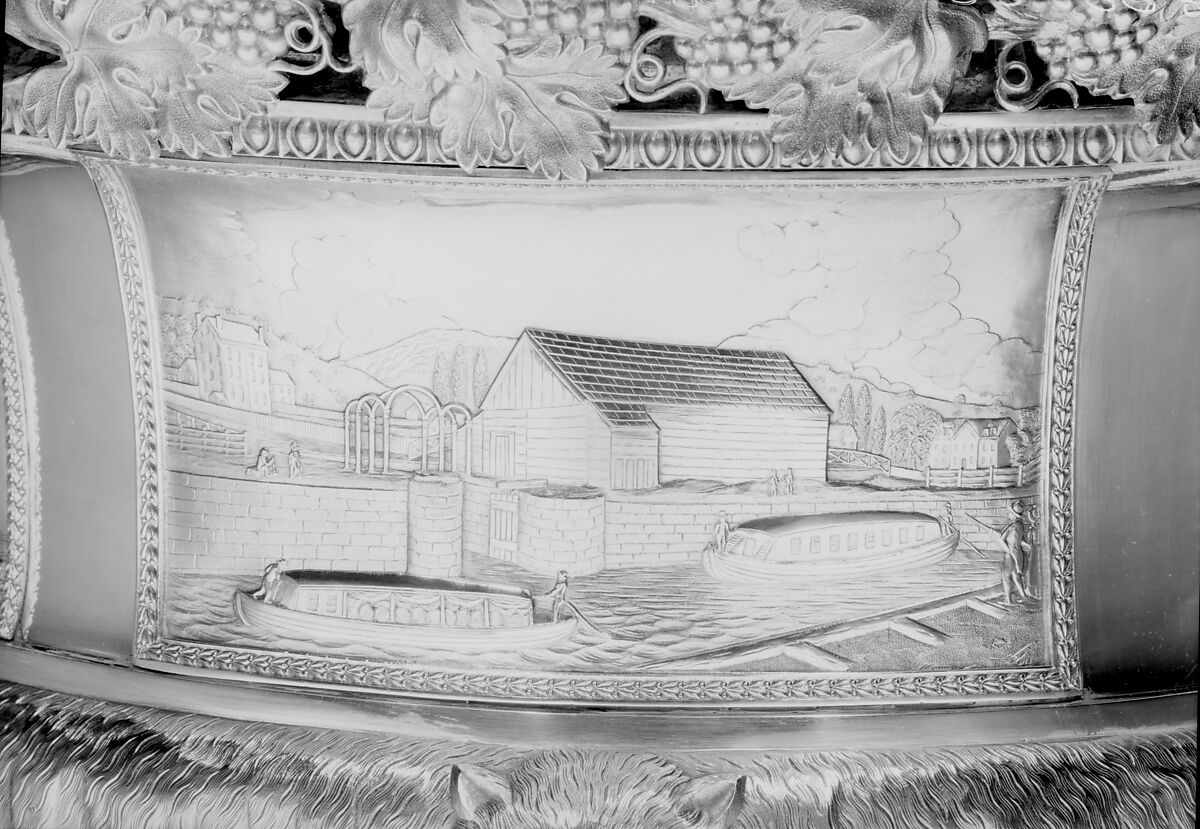 Presentation Vase, Thomas Fletcher (American, Alstead, New Hampshire 1787–1866 New Jersey), Silver, American