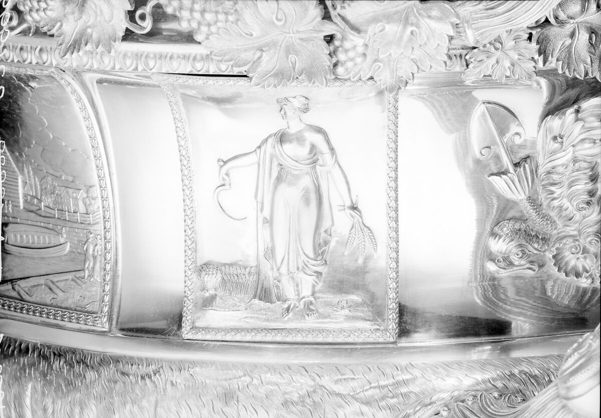 Presentation Vase, Thomas Fletcher (American, Alstead, New Hampshire 1787–1866 New Jersey), Silver, American