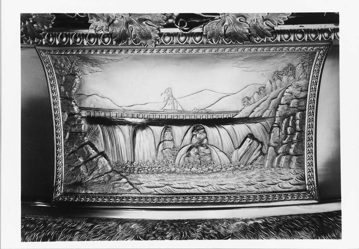 Presentation Vase, Thomas Fletcher (American, Alstead, New Hampshire 1787–1866 New Jersey), Silver, American