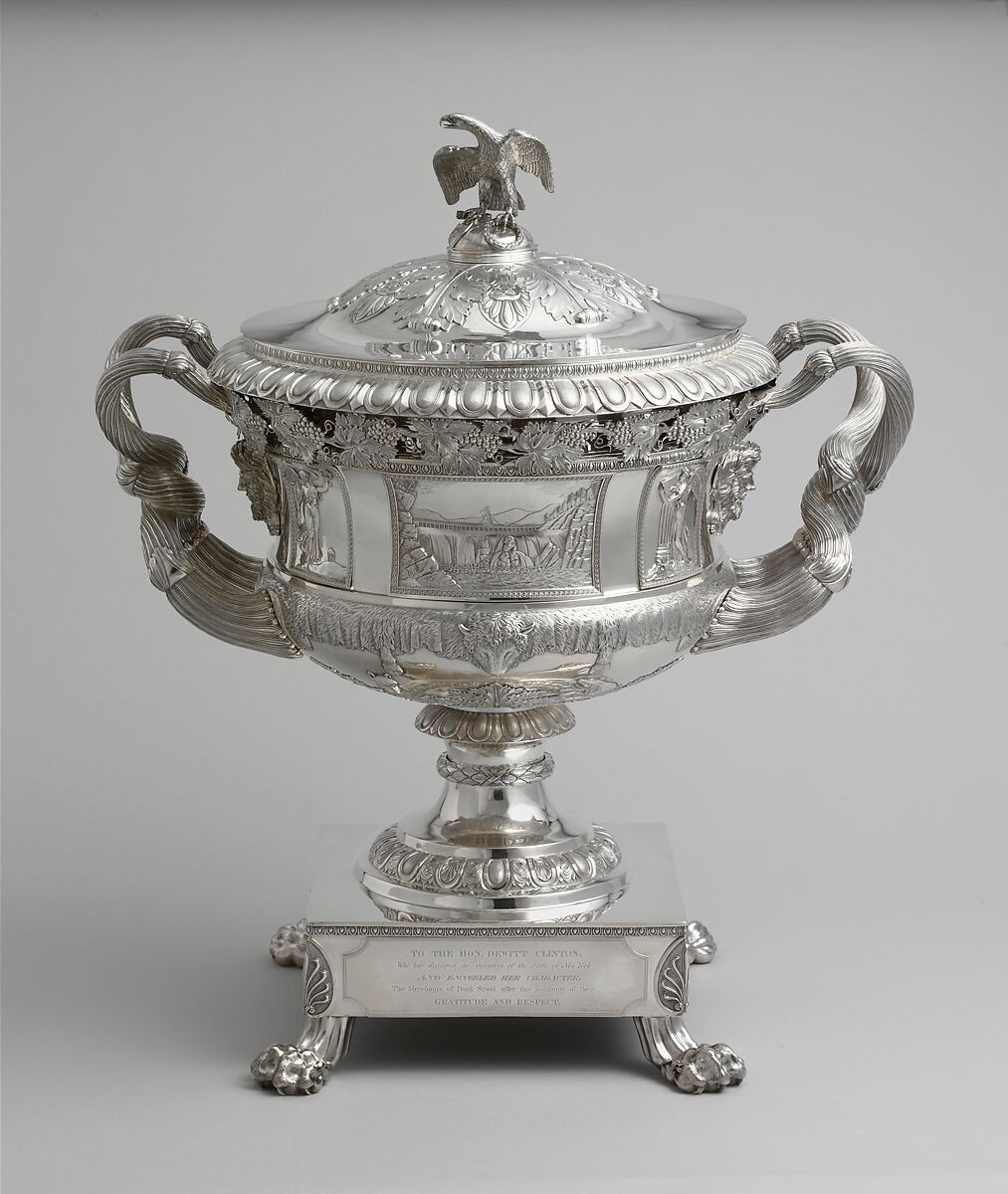 Presentation Vase, Thomas Fletcher (American, Alstead, New Hampshire 1787–1866 New Jersey), Silver, American 