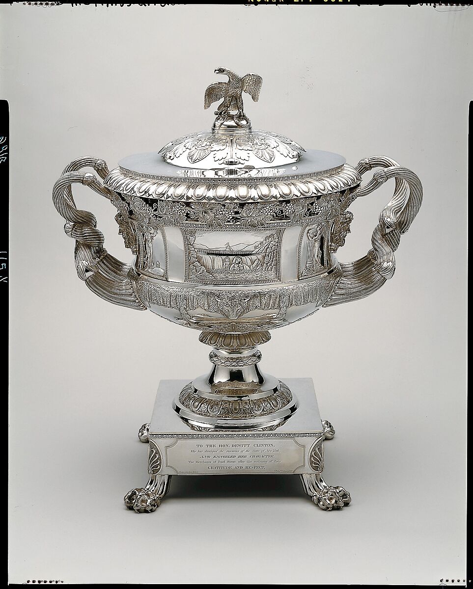 Presentation Vase, Thomas Fletcher (American, Alstead, New Hampshire 1787–1866 New Jersey), Silver, American