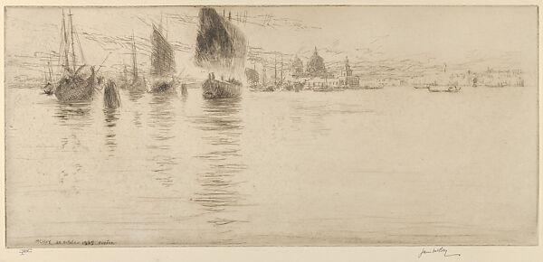 Distant Salute, James McBey (British, Newburgh 1883–1959 Tangier), Etching 