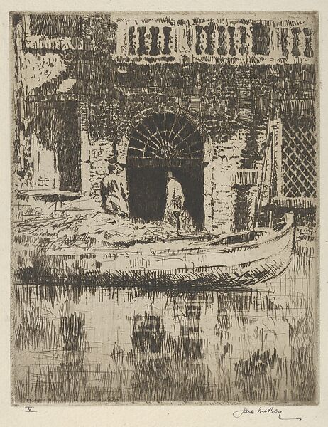 The Doorway, James McBey (British, Newburgh 1883–1959 Tangier), Etching 
