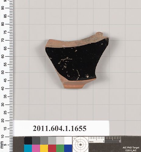 Terracotta fragment of a kylix (drinking cup)