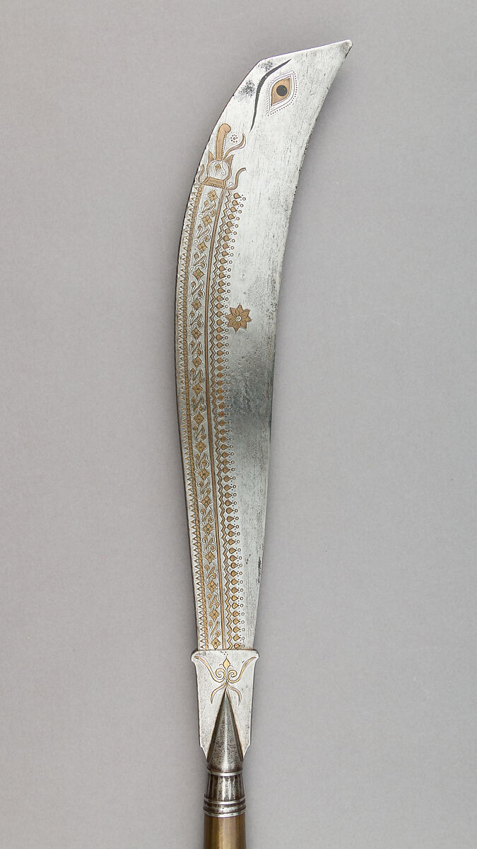 Set of Sacrificial Weapons, Steel, wood, brass, Indian, Bengal (?) or Nepalese