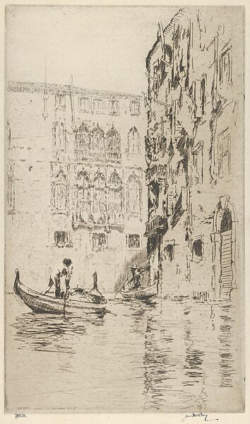 The White Palace, James McBey (British, Newburgh 1883–1959 Tangier), Etching 