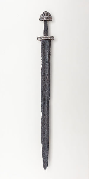 Sword, Steel, silver, copper alloy, Scandinavian
