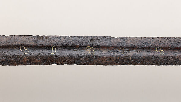 Sword, Steel, copper alloy, European, possibly Germany