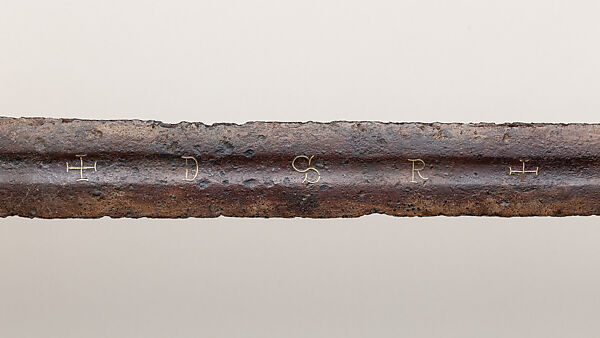 Sword, Steel, copper alloy, European, possibly Germany
