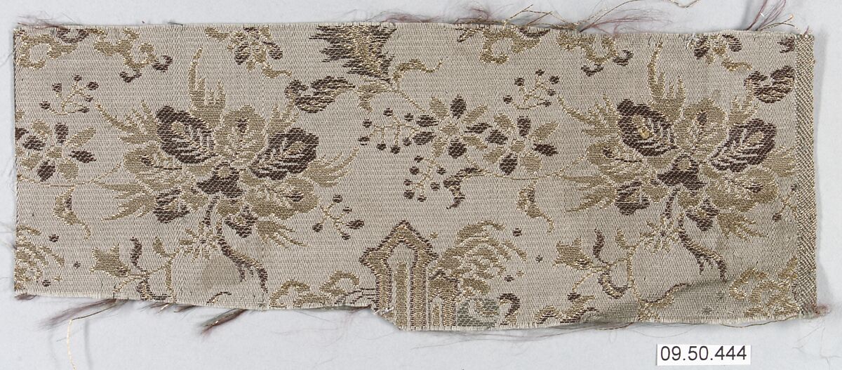 Piece, Silk, metallic thread, Japan 