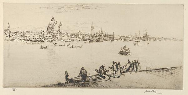 La Giudecca, James McBey (British, Newburgh 1883–1959 Tangier), Etching 