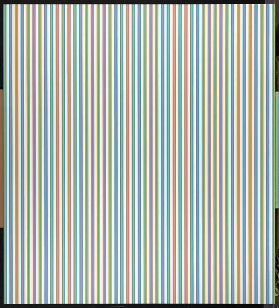 Elysium, Bridget Riley (British, born London, 1931), Acrylic on canvas 