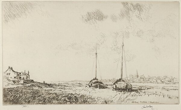 Bosham, James McBey (British, Newburgh 1883–1959 Tangier), Etching 