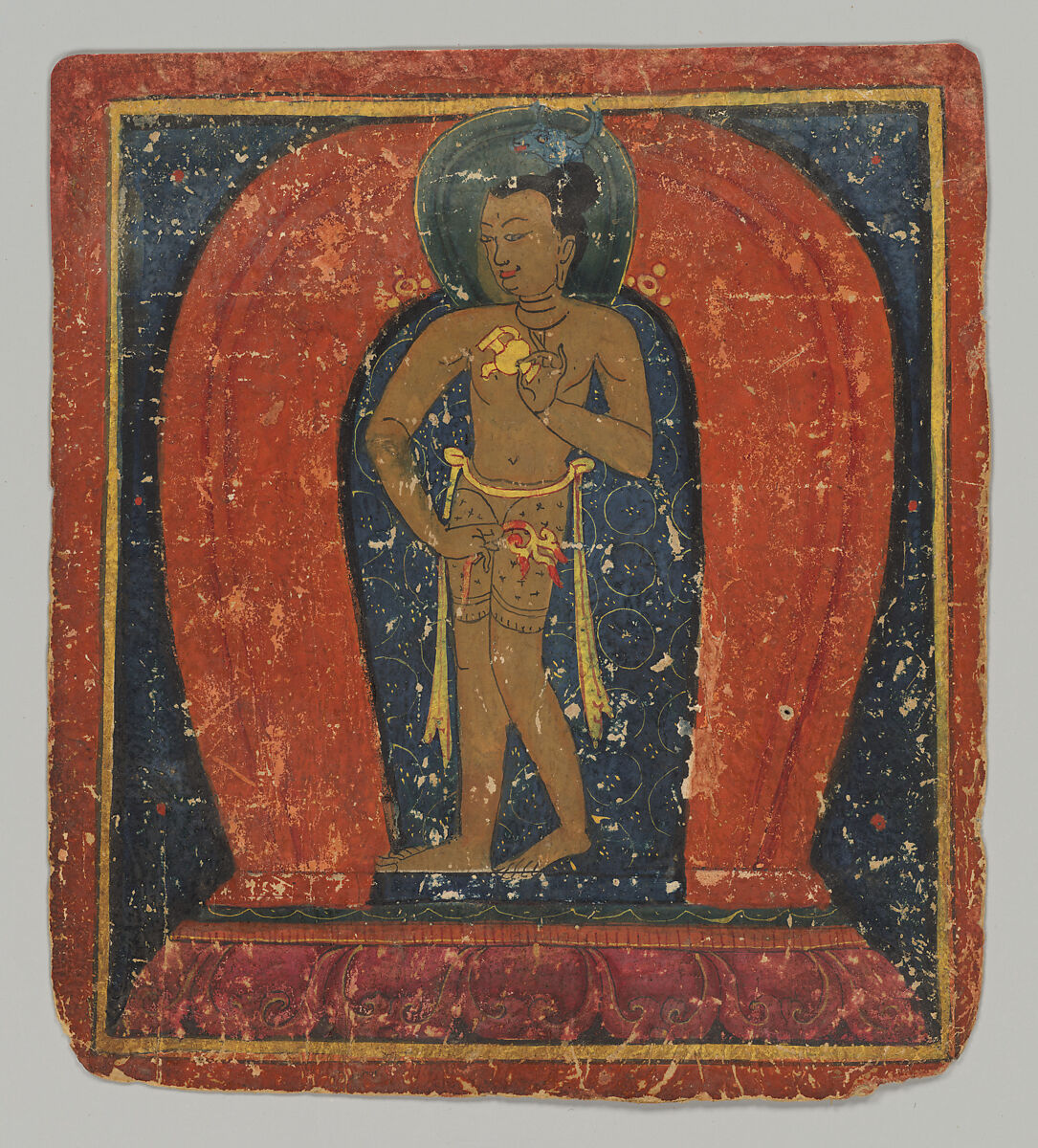 Initiation Cards (Tsakalis), Opaque watercolor on paper, Tibet