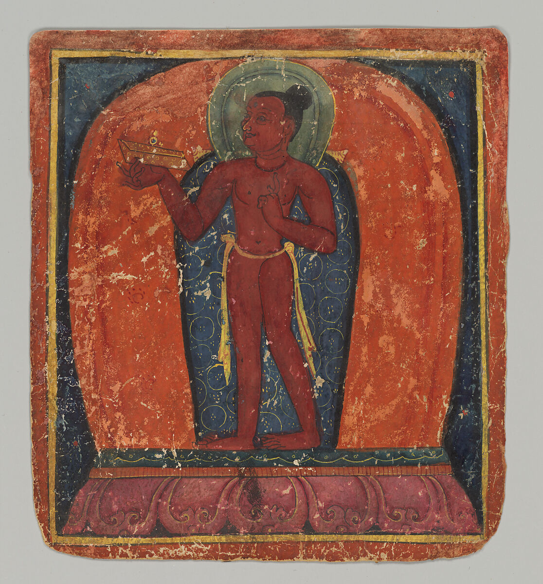 Initiation Cards (Tsakalis), Opaque watercolor on paper, Tibet