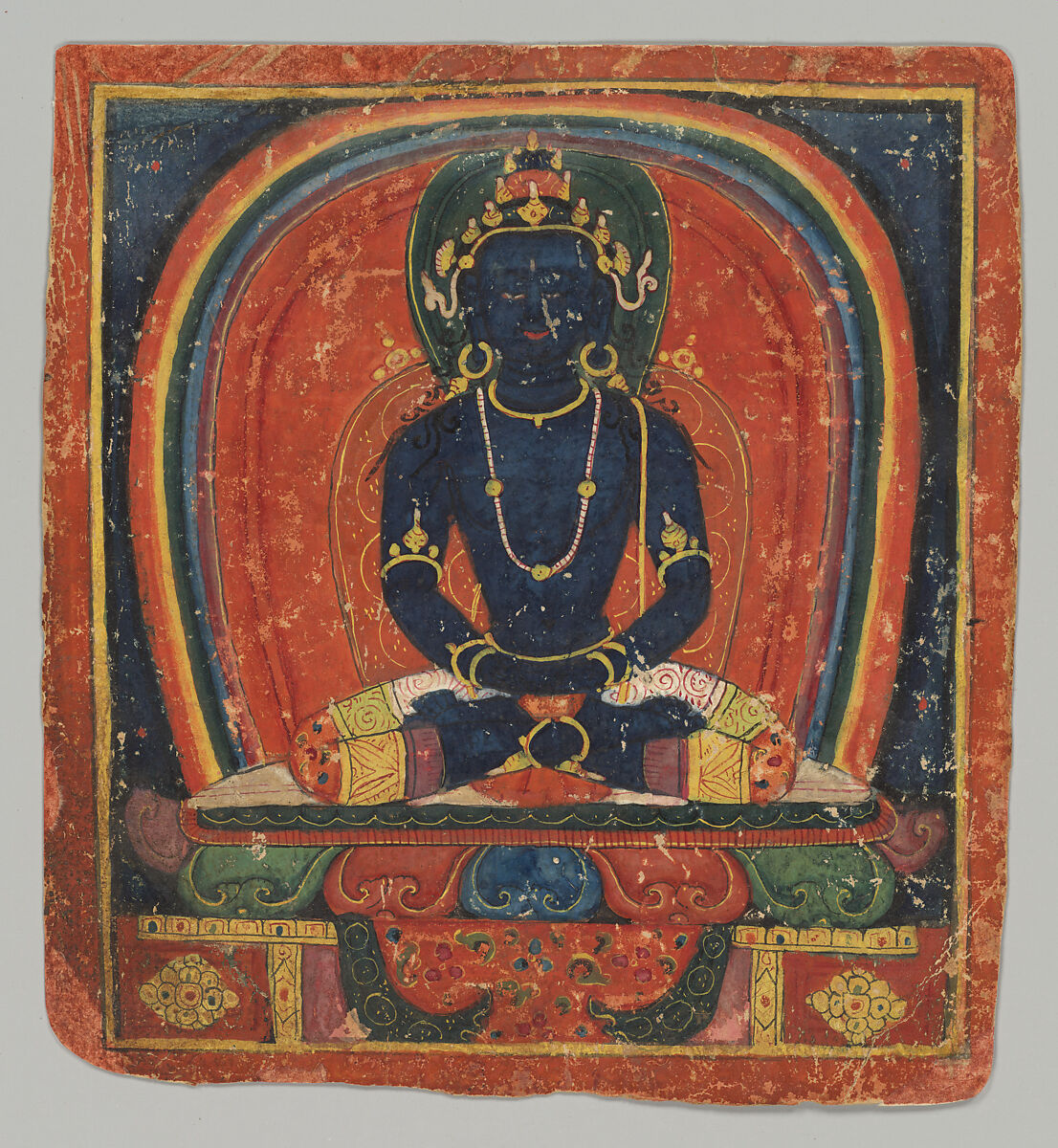 Initiation Cards (Tsakalis), Opaque watercolor on paper, Tibet