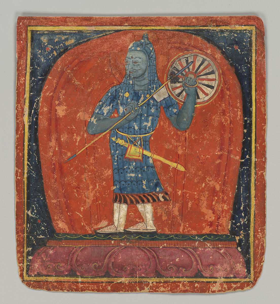 Initiation Cards (Tsakalis), Opaque watercolor on paper, Tibet