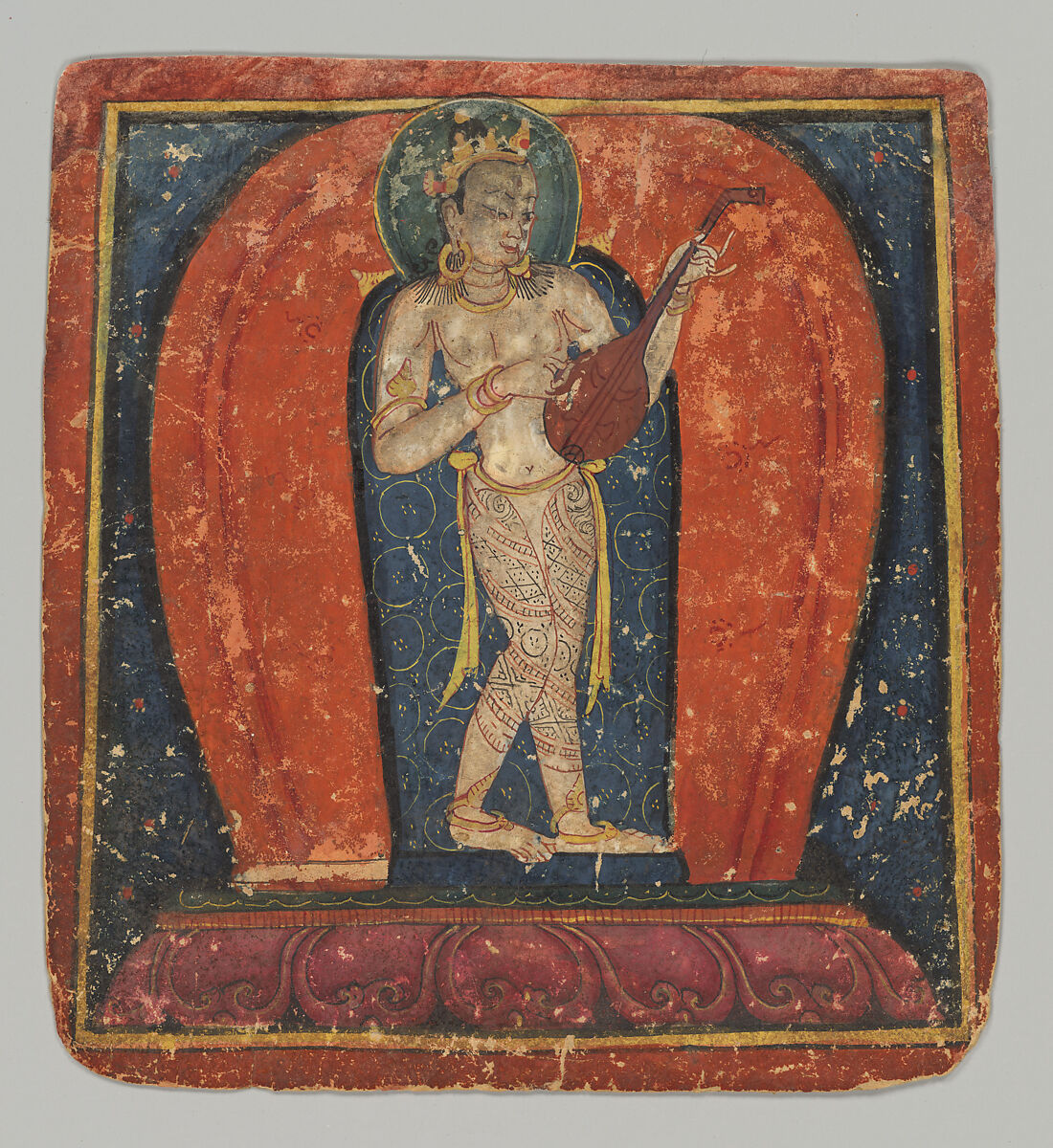 Initiation Cards (Tsakalis), Opaque watercolor on paper, Tibet