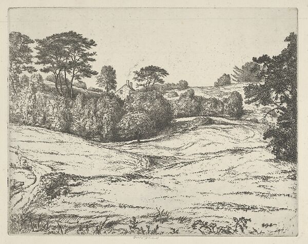 Dromore Vale, Ernest Haskell (American, Woodstock, Connecticut 1876–1925 West Point, Maine), Etching 