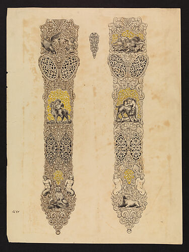 Design for Two Sides of a Dagger Sheath