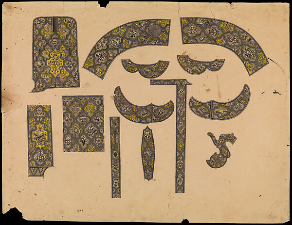 Designs for the Decoration of a Percussion Pistol