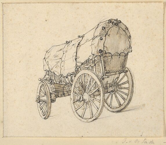 Study of a Covered Wagon