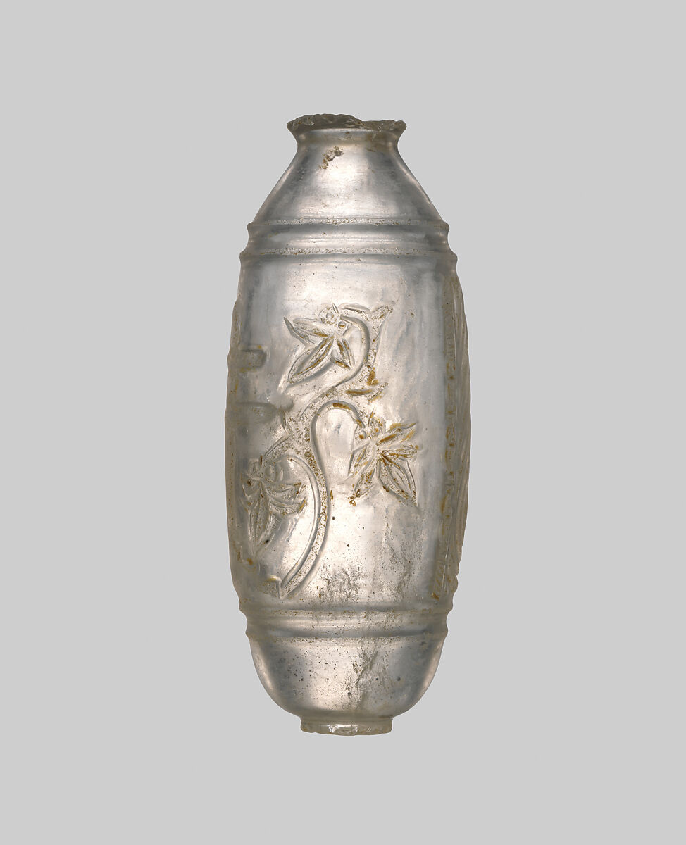 Rock Crystal Flask with Cross, Rock Crystal, Byzantine