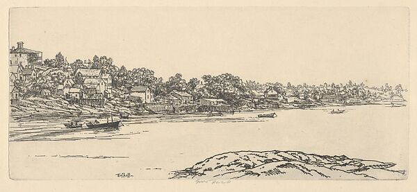 Cundy's Harbor, Ernest Haskell (American, Woodstock, Connecticut 1876–1925 West Point, Maine), Etching 