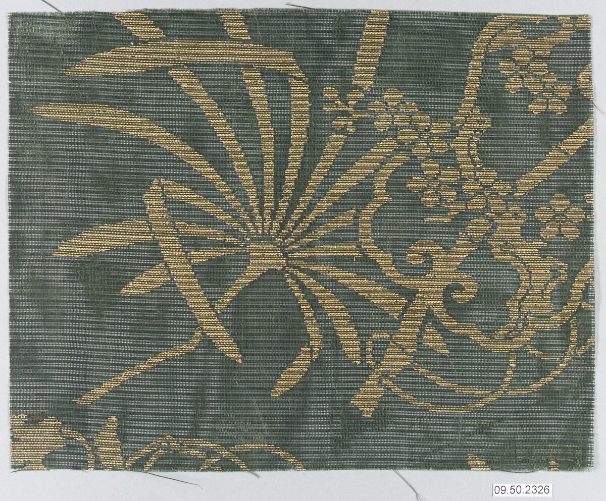 Piece, Silk, metallic thread, Japan 