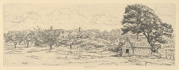 Eel-Catcher's House, Ernest Haskell (American, Woodstock, Connecticut 1876–1925 West Point, Maine), Etching 